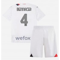 Camisa de Futebol AC Milan Ismael Bennacer #4 Equipamento Secundário Infantil 2023-24 Manga Curta (+ Calças curtas)